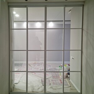 Двери из прозрачного стекла
